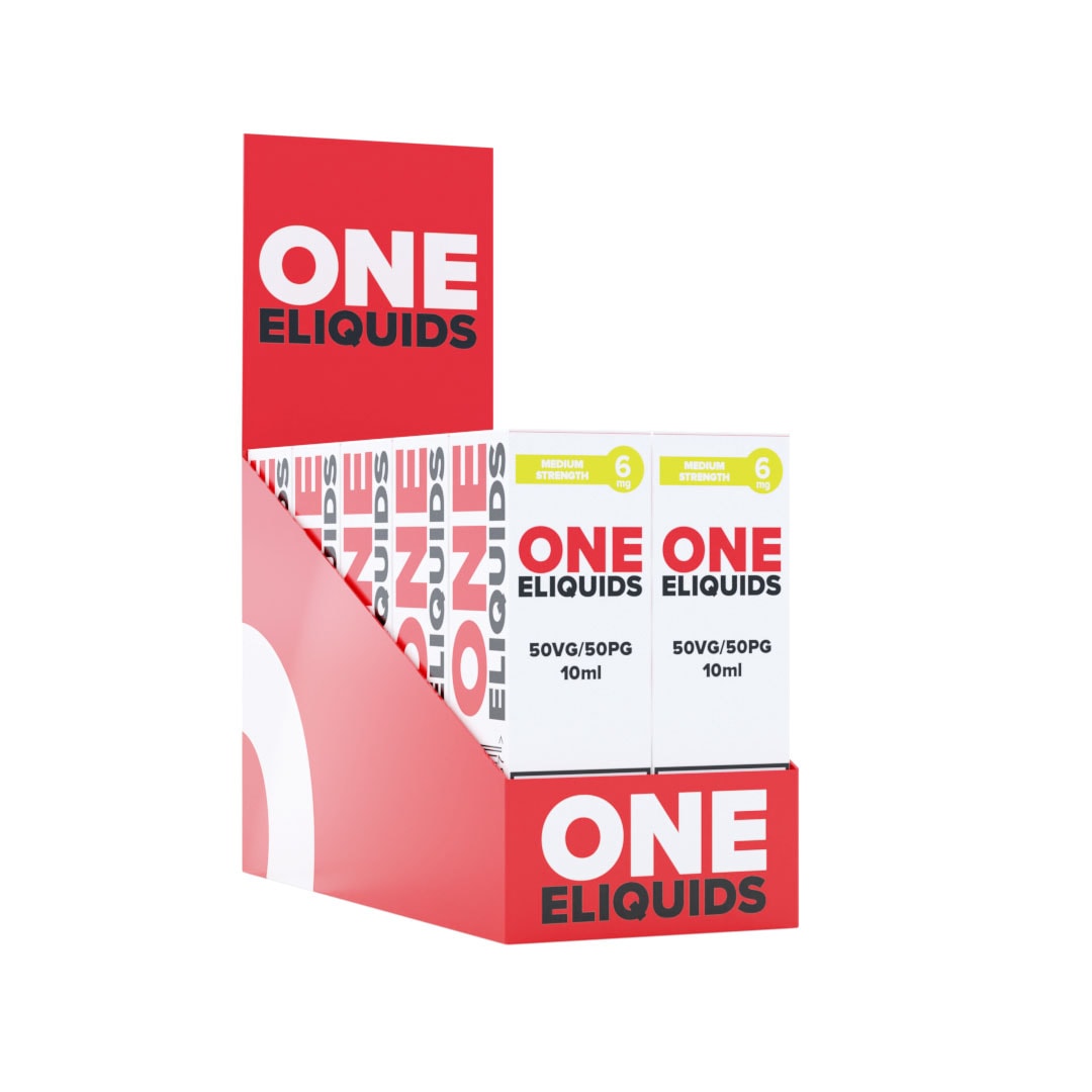 Box of 10 Pineapple E-liquid by One Eliquids 6mg