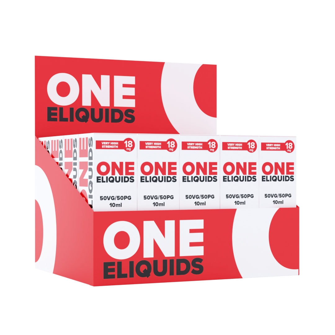 Box of 20 Dark-Tobacco E-liquid by One Eliquids 18mg