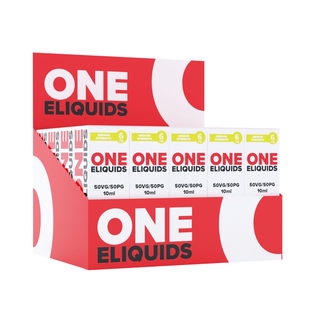 Box of 20 Dark-Tobacco E-liquid by One Eliquids 6mg
