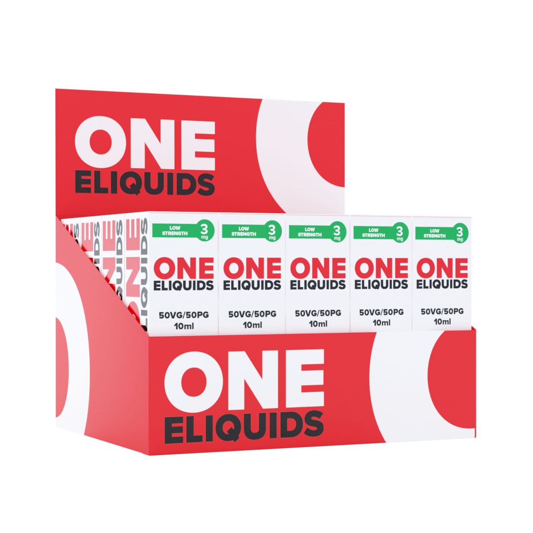 Box of 20 Blackcurrant E-liquid by One Eliquids 3mg
